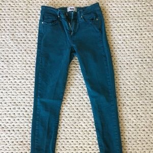 Paige TURQUOISE Mid-Rise Jeans!